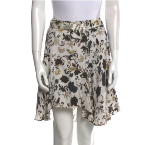 A.L.C. Asymmetrical Silk Skirt - Picture 6 of 8